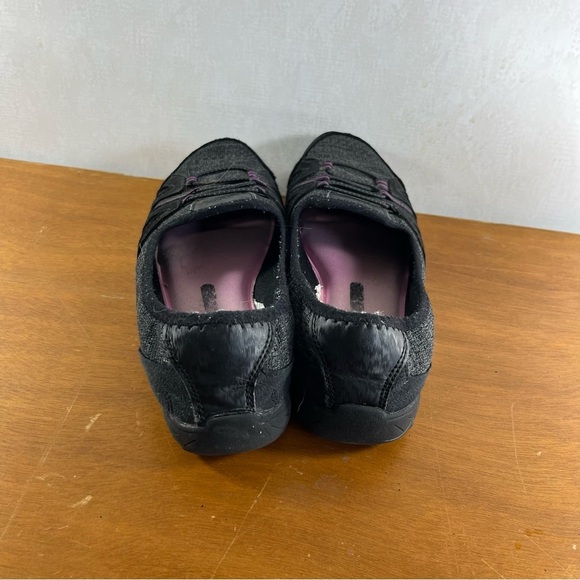 Comfort Fit Purple and Black Casual Slip-On Sneakers Memory Foam - Picture 3 of 7